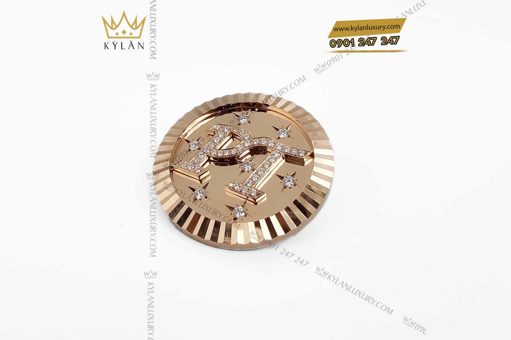 Kỳ Lân Luxury khuy ao pt vang nguyen khoi au750 dinh kim cuong 5 Khuy áo PT vàng nguyên khối Au750 đính kim cương