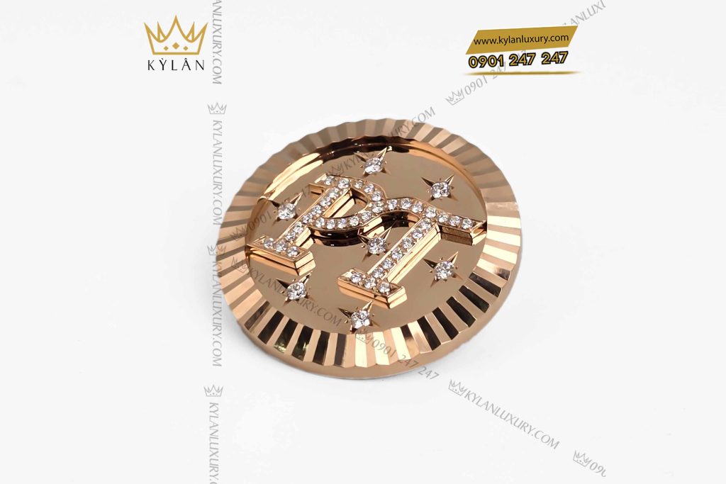 Kỳ Lân Luxury khuy ao pt vang nguyen khoi au750 dinh kim cuong 6 Khuy áo PT vàng nguyên khối Au750 đính kim cương