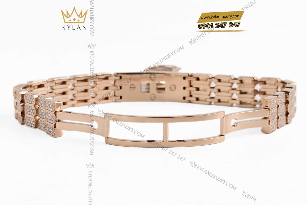 Kỳ Lân Luxury lac tay o khoa vang nguyen khoi au750 dinh kim cuong 10 Lắc tay ổ khóa vàng nguyên khối Au750 đính kim cương