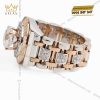 Nhẫn Rolex demi vàng nguyên khối Au750 đính viên chủ 8ly1