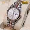 Đồng hồ Rolex Datejust 36 126231-0033 mặt số họa tiết gấp nếp ánh bạc