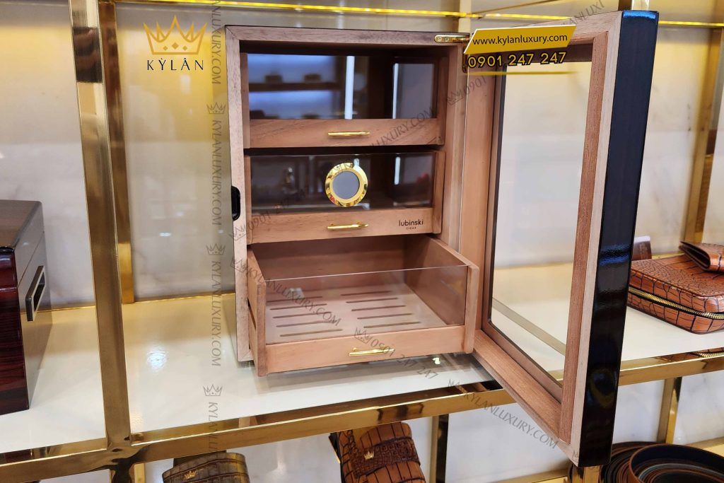 Kỳ Lân Luxury tu xi ga cao cap 4 Tủ xì gà cao cấp