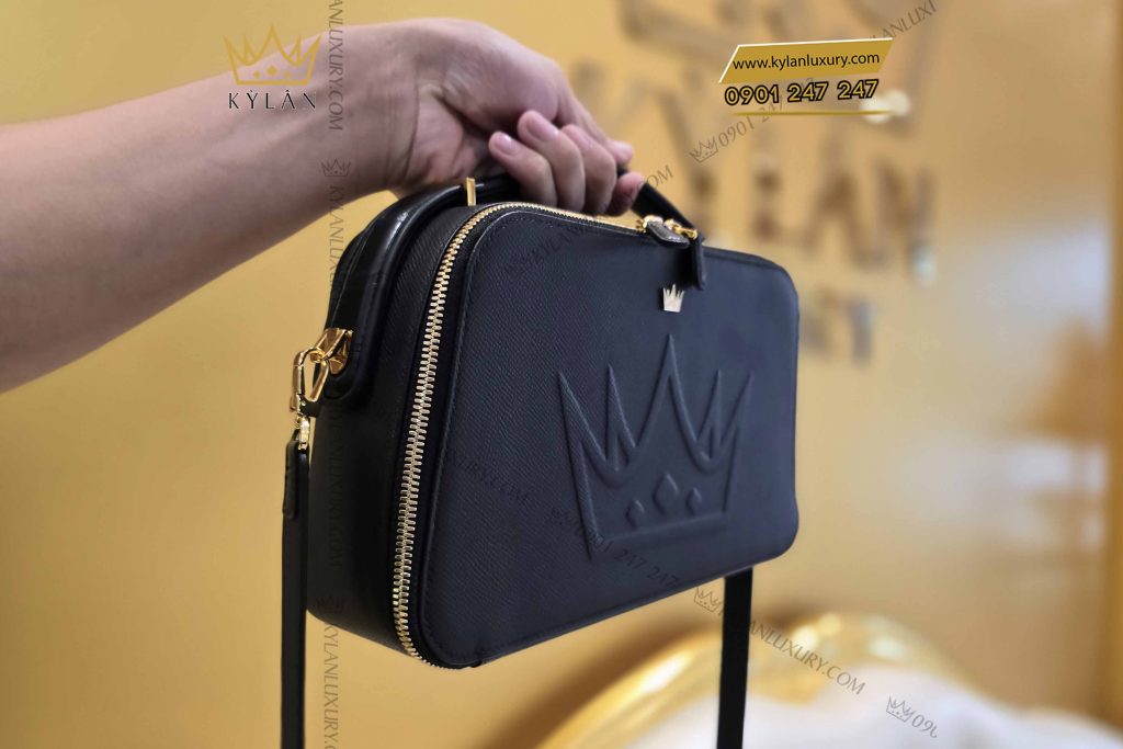 Kỳ Lân Luxury tui clutch kylan signature da epsom mix da ca alligator 4 Túi Clutch KyLan Signature da Epsom mix da cá Alligator