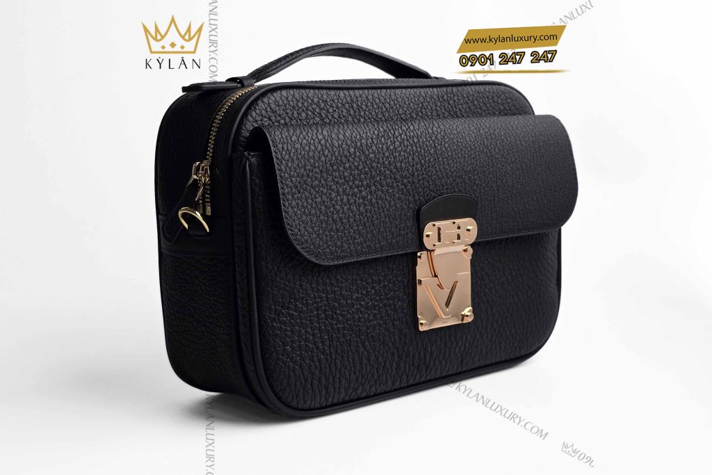 Kỳ Lân Luxury tui xach da togo dinh logo hv vang au750 8 Túi xách da Togo đính logo HV vàng nguyên khối Au750