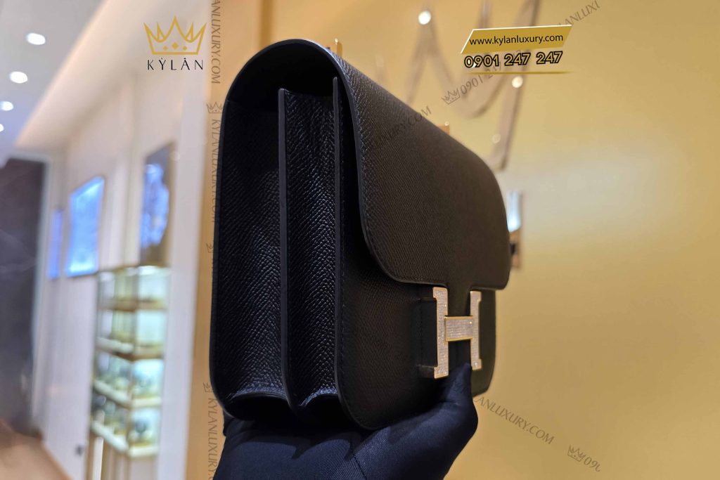 Kỳ Lân Luxury tui xach nu da epsom dinh logo chu h kim cuong 10 Túi xách nữ da Epsom đính logo chữ H kim cương