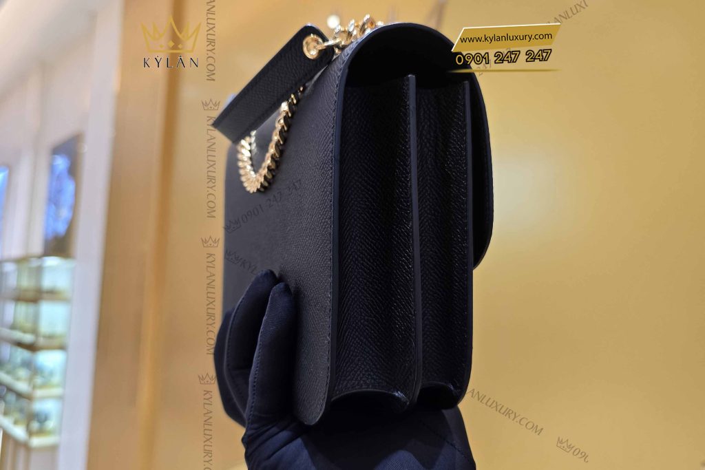Kỳ Lân Luxury tui xach nu da epsom dinh logo chu h kim cuong 11 Túi xách nữ da Epsom đính logo chữ H kim cương