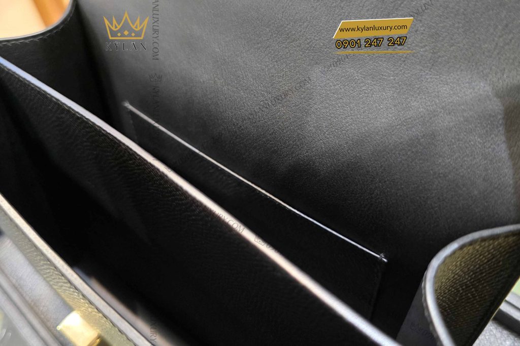 Kỳ Lân Luxury tui xach nu da epsom dinh logo chu h kim cuong 12 Túi xách nữ da Epsom đính logo chữ H kim cương