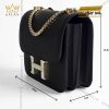 Túi xách nữ da Epsom đính logo chữ H kim cương