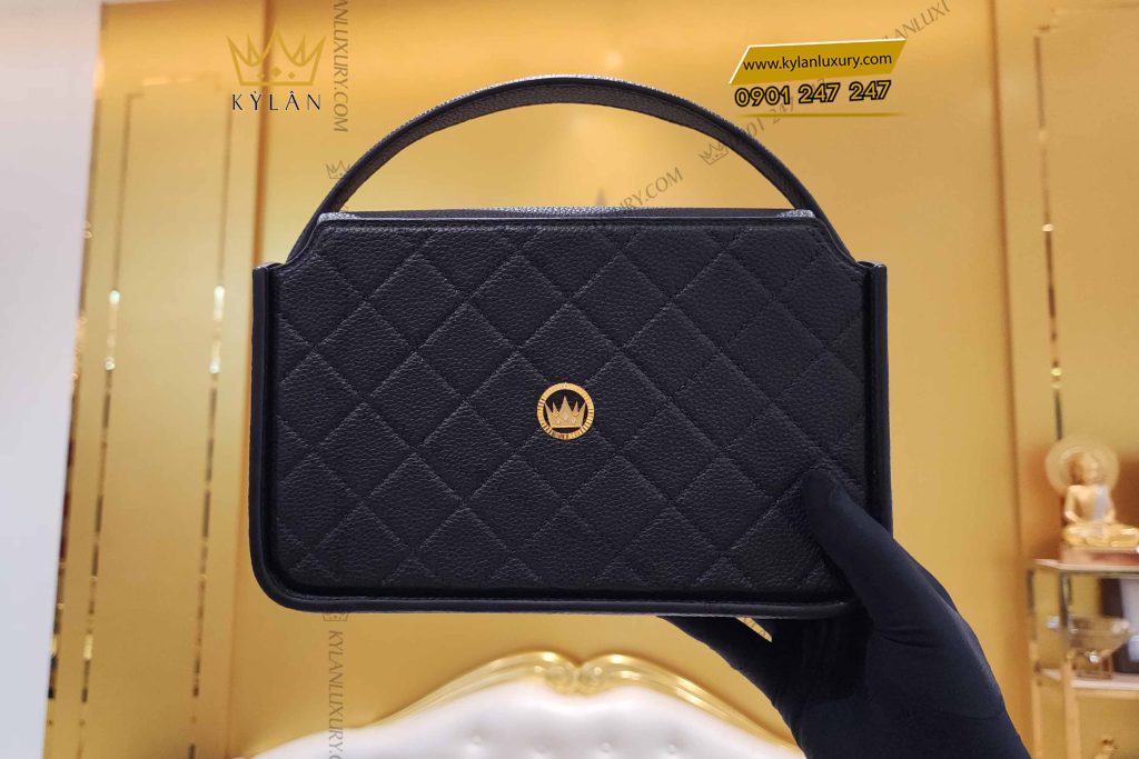 Kỳ Lân Luxury tui xach nu da togo dinh logo vuong mien 2 1 Túi xách nữ da Togo đính logo vương miện