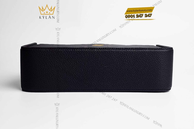 Túi xách nữ da Togo đính logo vương miện