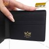 Ví nam da Epsom đính logo vương miện