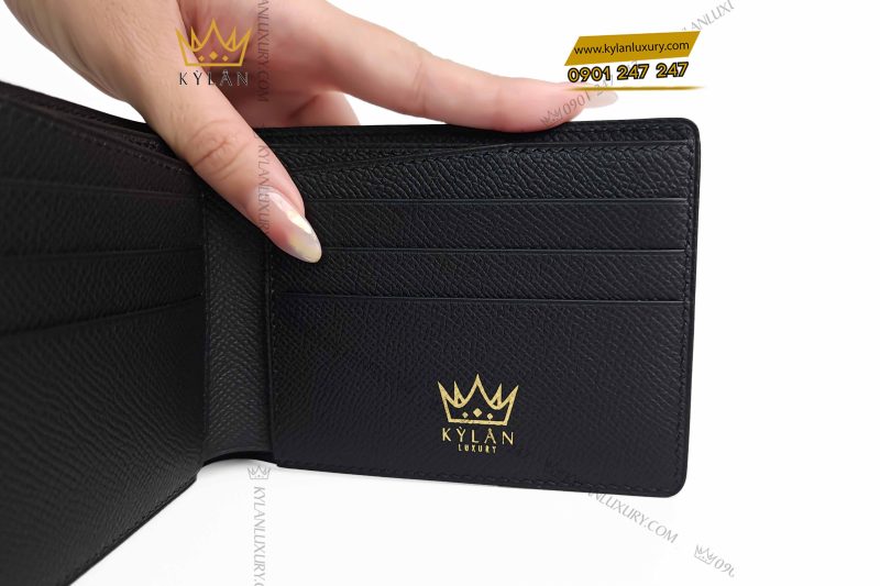 Ví nam da Epsom đính logo vương miện