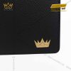 Ví nam da Epsom đính logo vương miện
