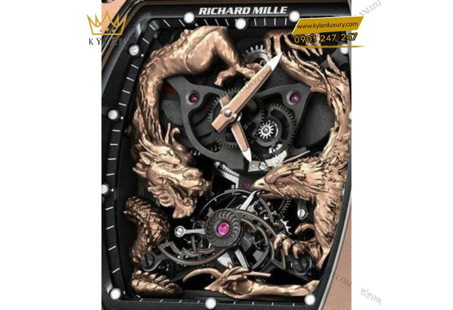Bộ máy Calibre RM57-01 lên dây cót tay với khả năng dự trữ 48 giờ đồng hồ của Richard Mille RM17-01