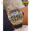 Richard Mille RM 17-01 Tourbillon Diamonds có vàng hồng 18k