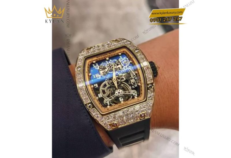 Richard Mille RM 17-01 Tourbillon Diamonds có vàng hồng 18k