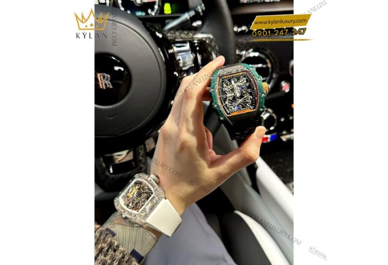 Đồng hồ Richard Mille RM21-02 Tourbillon Aerodyne Green TPT
