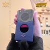 Bao da điện thoại màn hình gập Vertu Ironflip da Togo màu xanh blue
