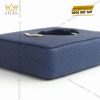 Bao da điện thoại màn hình gập Vertu Ironflip da Togo màu xanh blue