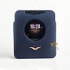 Bao da điện thoại màn hình gập Vertu Ironflip da Togo màu xanh blue