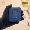 Bao da điện thoại màn hình gập Vertu Ironflip da Togo màu xanh blue