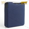Bao da điện thoại màn hình gập Vertu Ironflip da Togo màu xanh blue