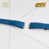 Dây đồng hồ Hublot da cá màu xanh
