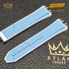 Dây đồng hồ Hublot dây cao su màu xanh