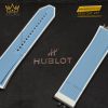 Dây đồng hồ Hublot dây cao su màu xanh