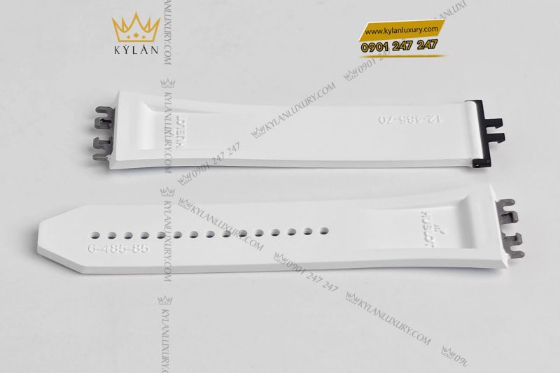 Dây đồng hồ Hublot dây cao su màu xanh