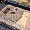 Điện thoại Metavertu 2 custom vàng nguyên khối Au750 đính kim cương