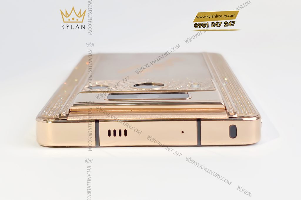 Kỳ Lân Luxury Dien thoai Metavertu 2 custom vang nguyen khoi Au750 dinh kim cuong 6 Điện thoại Metavertu 2 custom vàng nguyên khối Au750 đính kim cương