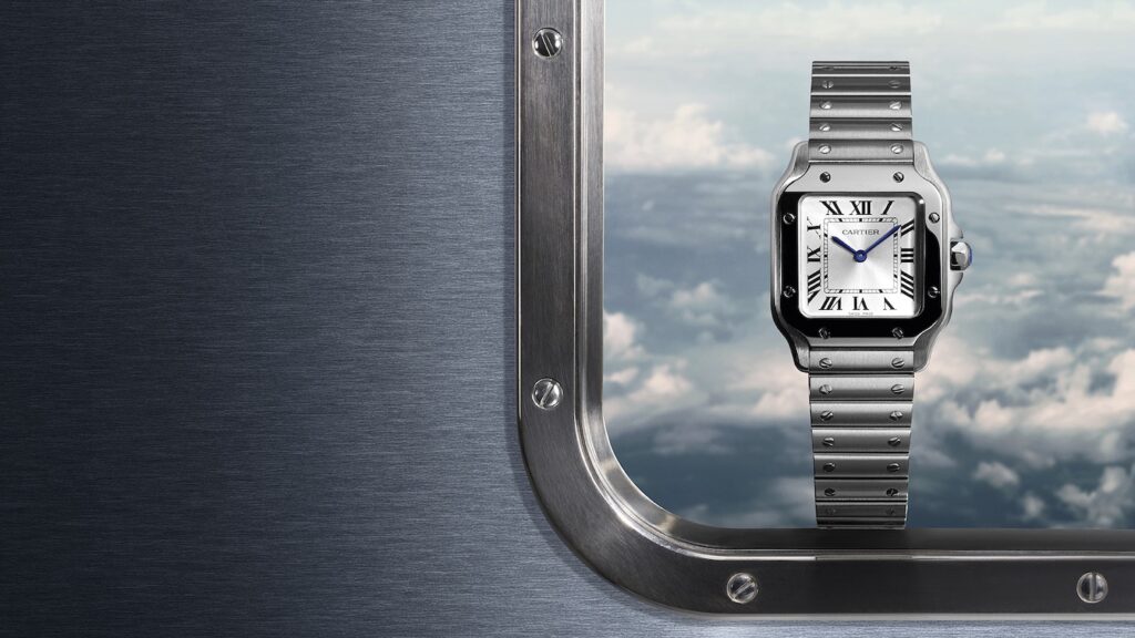 Kỳ Lân Luxury Dong ho Cartier Santos de Cartier Small 3 Đồng hồ Cartier Santos de Cartier Small