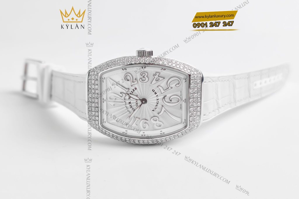 Đồng hồ Franck Muller Vanguard Lady White Full Diamond V32 QZ 2 Đồng hồ Franck Muller Vanguard V32 - thiết kế thời thượng, tôn vinh phong cách quý phái