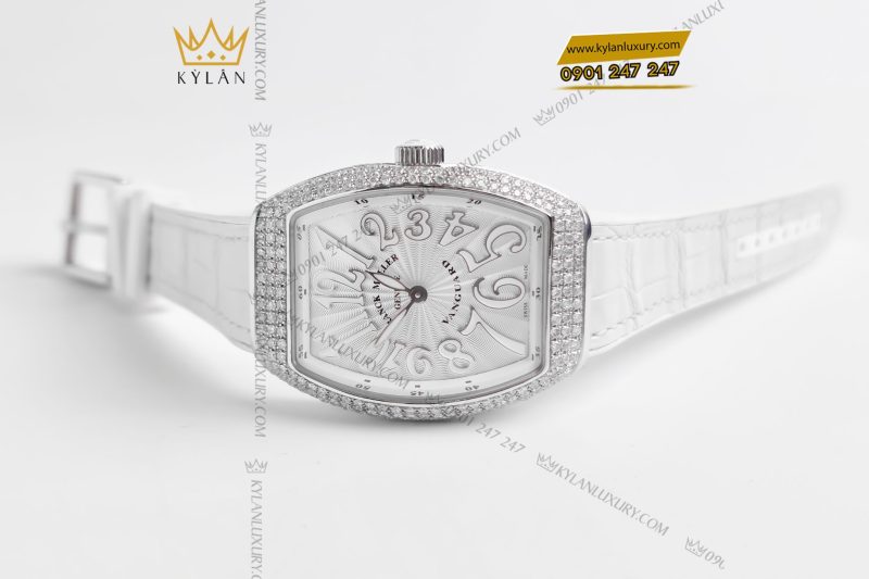 Đồng hồ Franck Muller Vanguard Lady White Full Diamond V32 QZ