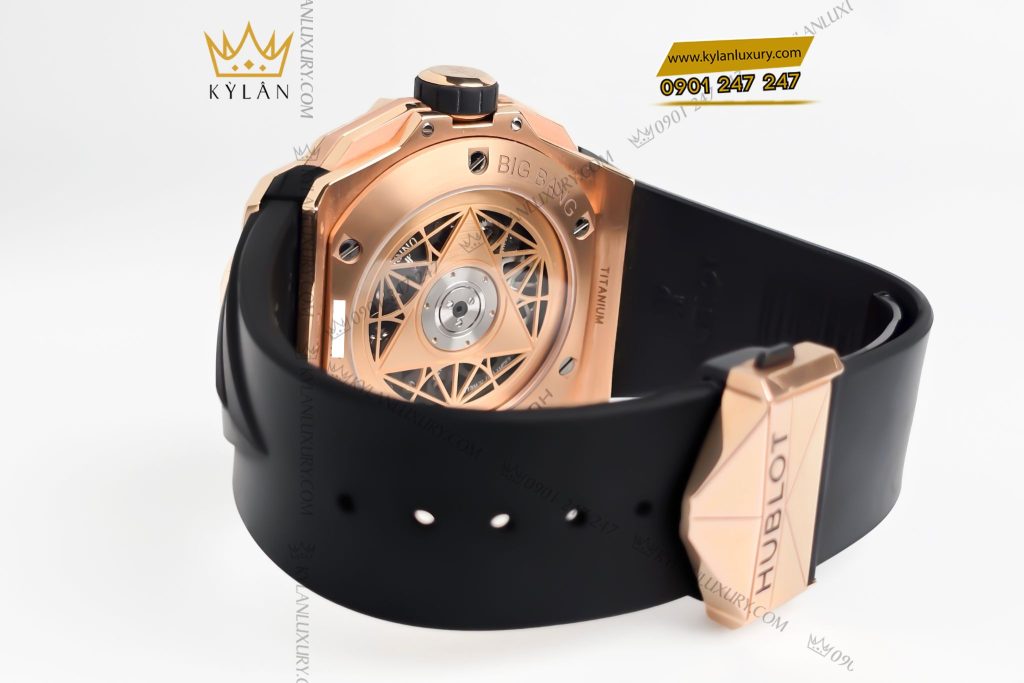 Kỳ Lân Luxury Dong ho Hublot Big Bang Sang Bleu II King Gold Pave 45mm Đồng hồ Hublot Big Bang Sang Bleu II King Gold Pave 45mm