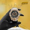 Đồng hồ Hublot Big Bang Sang Bleu II King Gold Pave 45mm