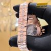 Đồng hồ Hublot Big Bang Sang Bleu King Gold Pave custom dây LDH 39mm