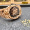 Đồng hồ Hublot Big Bang Sang Bleu King Gold Pave custom dây LDH 39mm