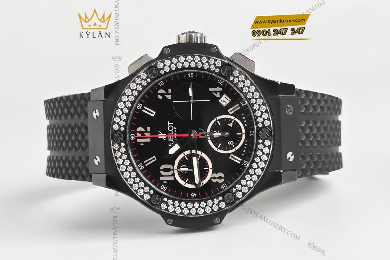 Đồng hồ Hublot BigBang Chronograph Black Magic Ceramic Diamonds 41mm
