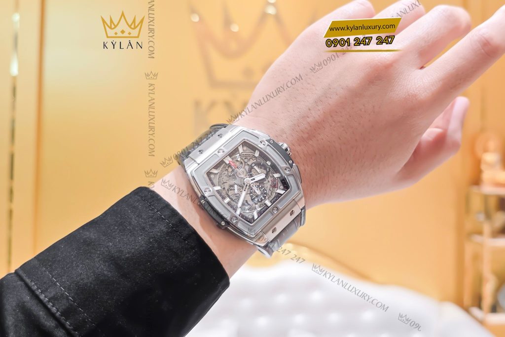 Kỳ Lân Luxury Dong ho Hublot Spirit of Big Bang Black Titanium 45mm 13 Đồng hồ Hublot Spirit of Big Bang Black Titanium 45mm