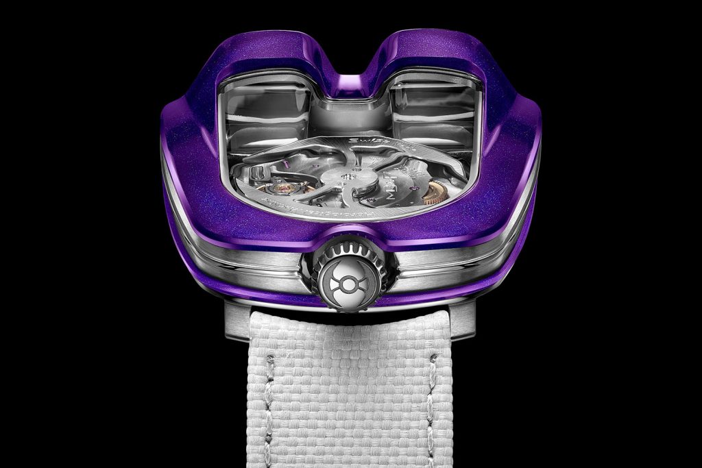 Kỳ Lân Luxury Dong ho MBampF HM8 Mark 2 Purple 6 Đồng hồ MB&F HM8 Mark 2 Purple