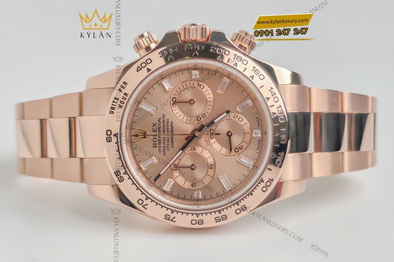 Đồng hồ Rolex Cosmograph Daytona 116505-0012 Everose Gold mặt Sundust
