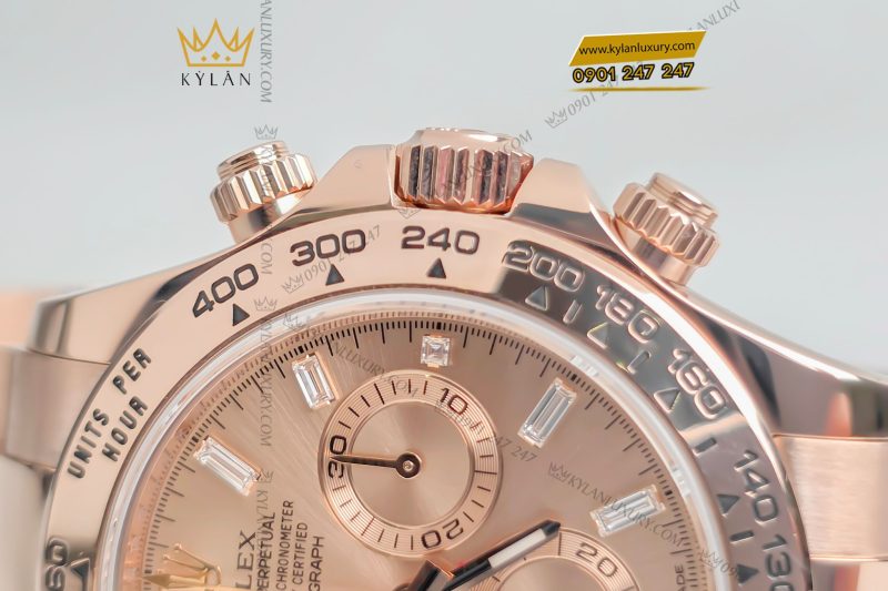 Đồng hồ Rolex Cosmograph Daytona 116505-0012 Everose Gold mặt Sundust