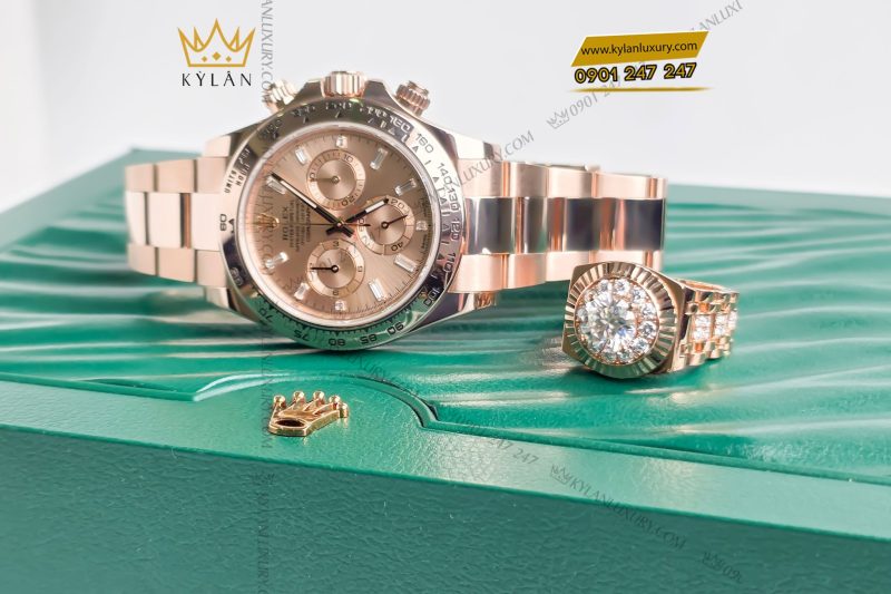 Đồng hồ Rolex Cosmograph Daytona 116505-0012 Everose Gold mặt Sundust