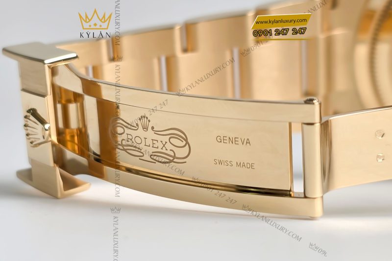 Đồng hồ Rolex Cosmograph Daytona 126508-0003 Yellow Gold mặt đen vàng