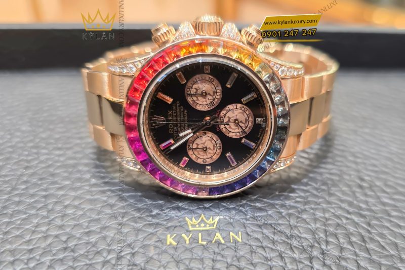 Đồng hồ Rolex Cosmograph Daytona Rainbow 40 116595RBOW Rose Gold