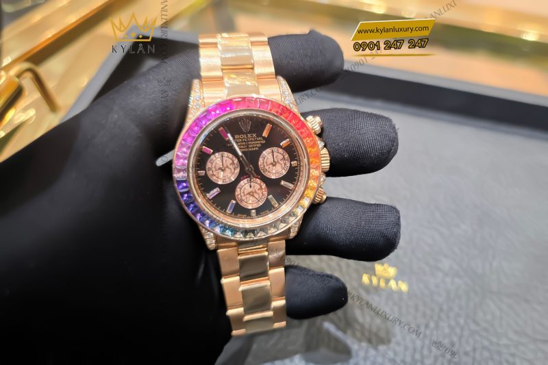 Đồng hồ Rolex Cosmograph Daytona Rainbow 40 116595RBOW Rose Gold