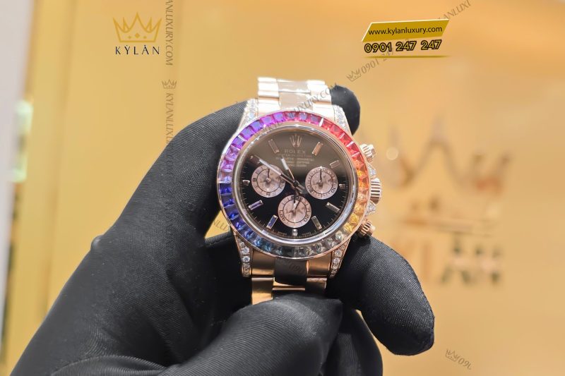 Đồng hồ Rolex Cosmograph Daytona Rainbow 40 116595RBOW Rose Gold