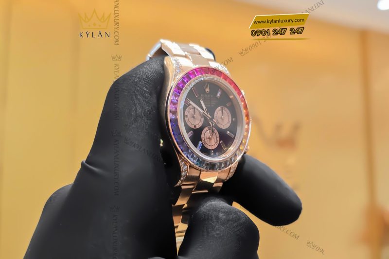 Đồng hồ Rolex Cosmograph Daytona Rainbow 40 116595RBOW Rose Gold